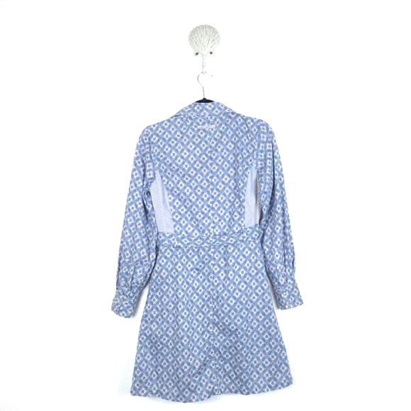 JOHNNY WAS 3J Workshop Paisley Mixed Print Cottagecore Mini Dress - Picture 9 of 15